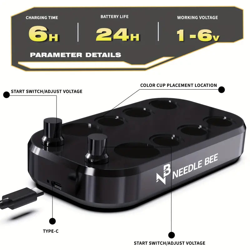 Wireless Ink Cup Magnetic Mixer