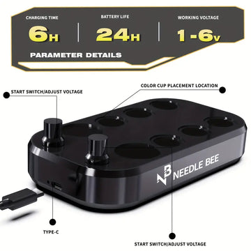 Wireless Ink Cup Magnetic Mixer