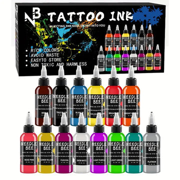 (TI-1)7/14 color 30ML (1.055oz) tattoo ink set