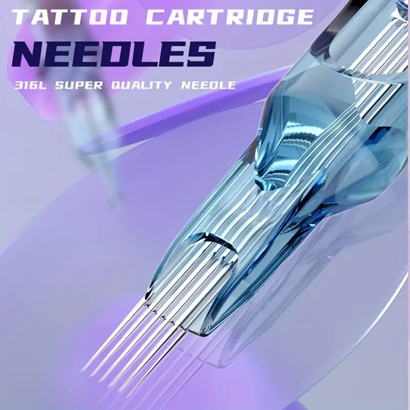 (TN50-BW-RL)50PCS/set Blue Whale tattoo ink cartridge needles